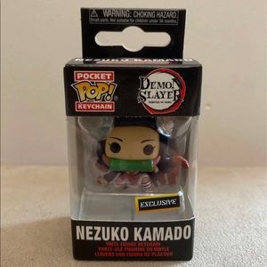 Demon Slayer Nezuko Kamado Exclusive Funko Pop Pocket Keychain